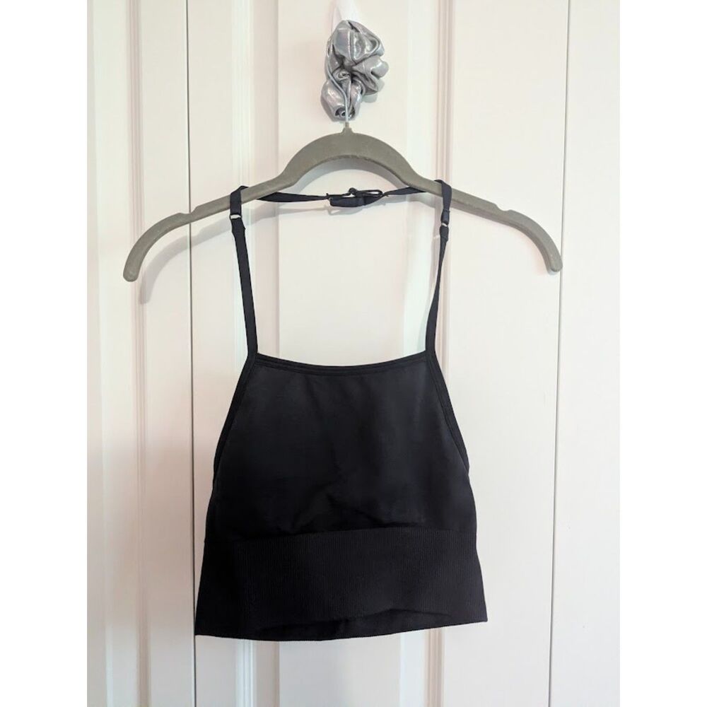 Lululemon Seamless Ribbed Multi- Convertible Bra Black 2?